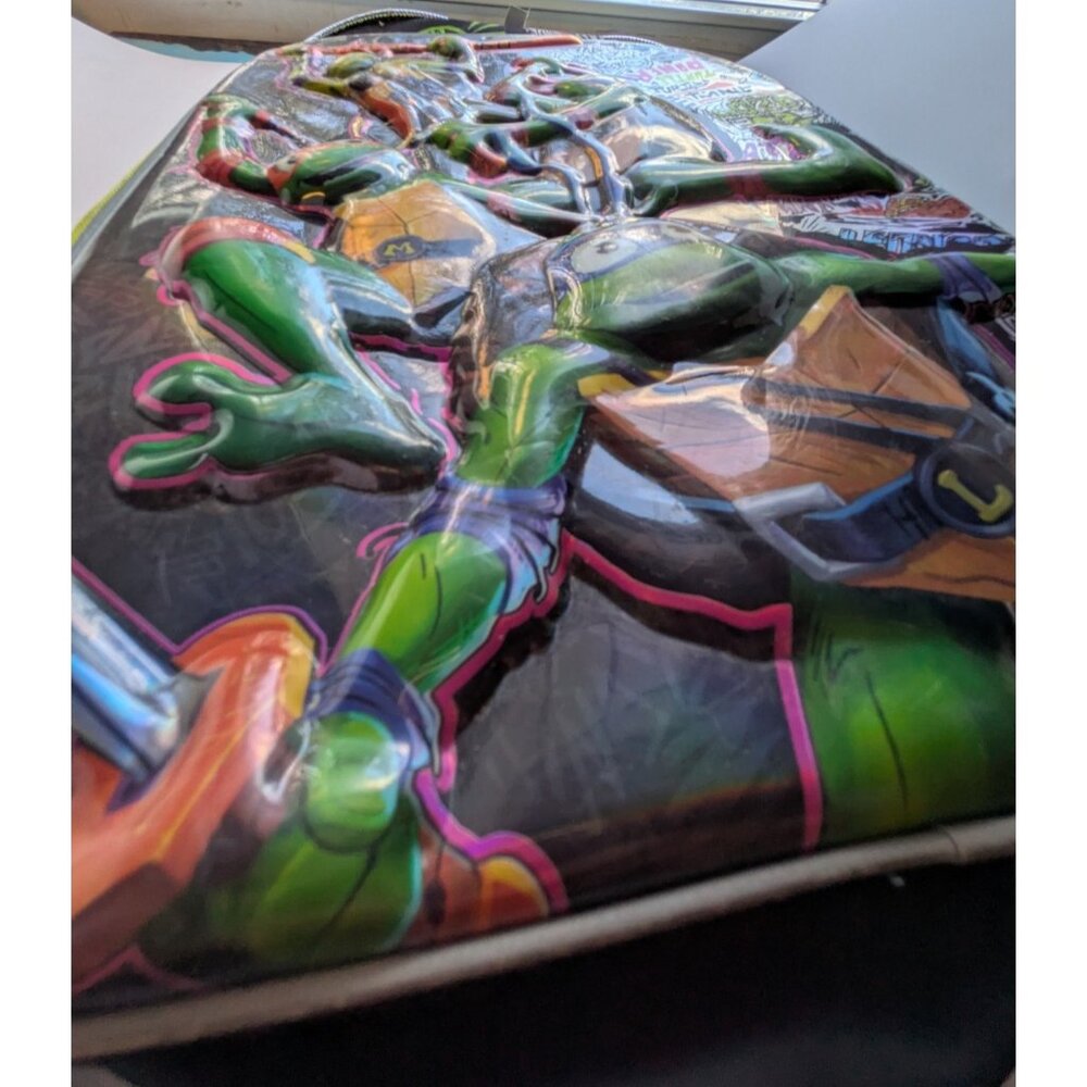 Teenage Mutant Ninja Turtles Kids 3D Hard Case Backpack Bag TMNT 16" - Picture 2 of 6